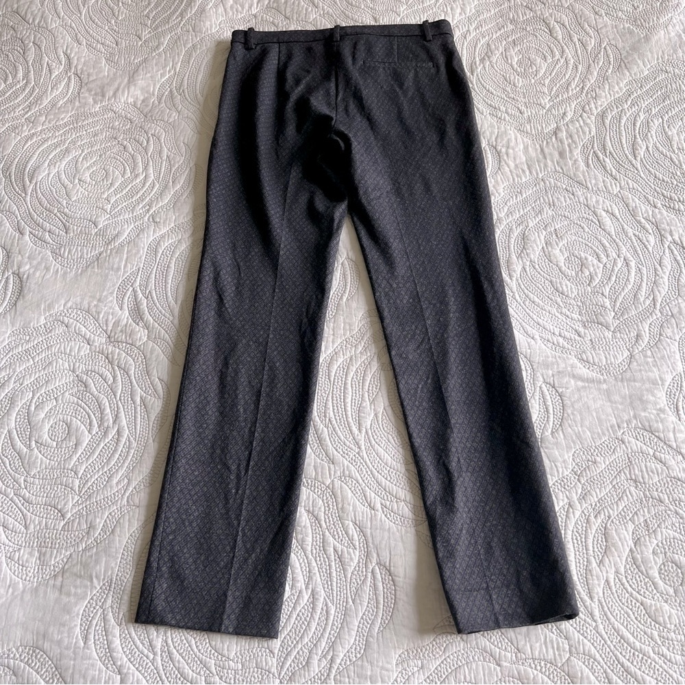 Theory - Tailored Trouser in Stretch Knit - Charcoal Multi - Picture 10 of 14